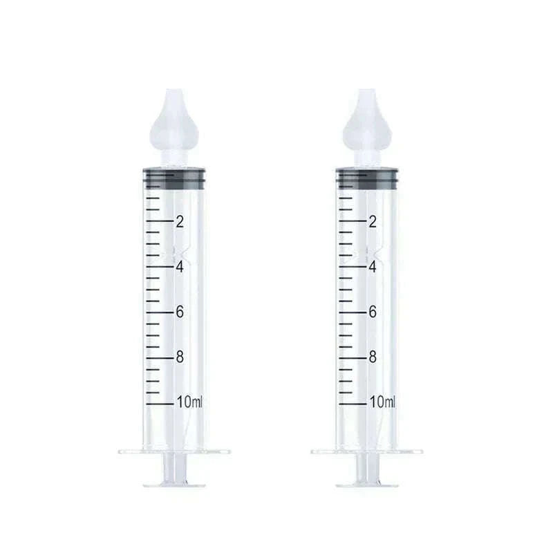Silicone Baby Nasal Aspirator Kit for Gentle Congestion Relief-2PCS Yellow