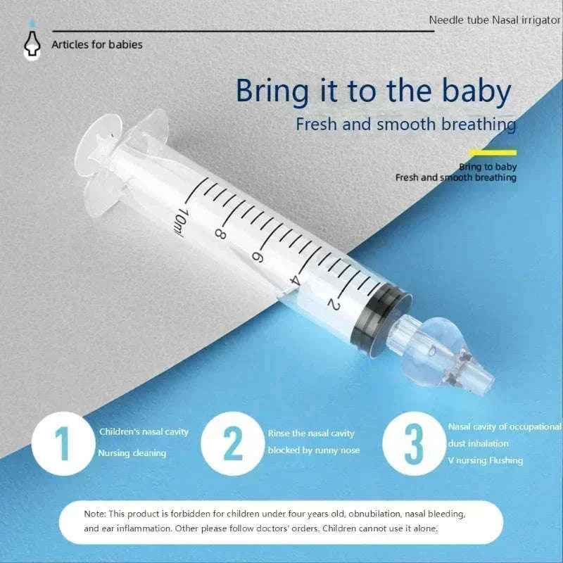 Silicone Baby Nasal Aspirator Kit for Gentle Congestion Relief-2PCS Yellow