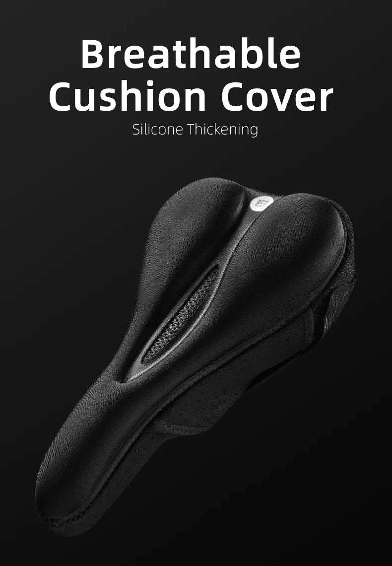 Silicone Bike Saddle Cover Cushion Breathable MTB Seat Pad-LF047-B