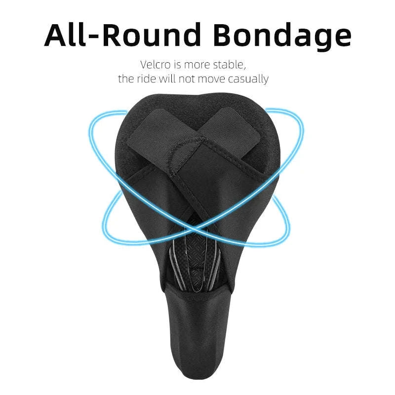 Silicone Bike Saddle Cover Cushion Breathable MTB Seat Pad-LF047-B