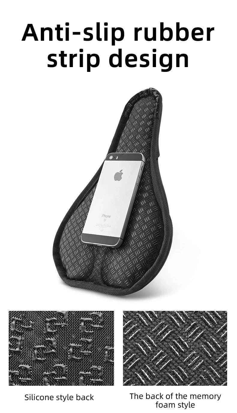 Silicone Bike Saddle Cover Cushion Breathable MTB Seat Pad-LF047-B