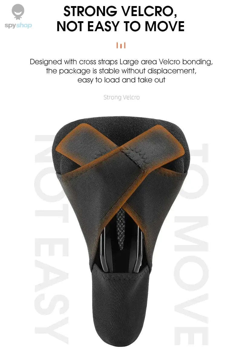 Silicone Bike Saddle Cover for Comfort Cycling-0801143 Orange