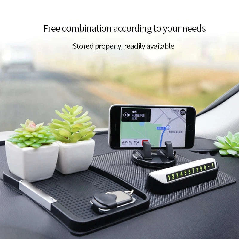 Silicone Car Non-Slip Dashboard Mat-Default Title