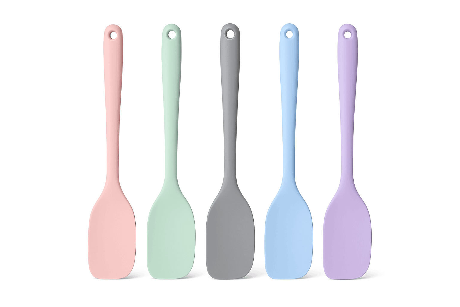Silicone Cream Spatula for Smooth Mixing and Clean Spreading-F03L-Green