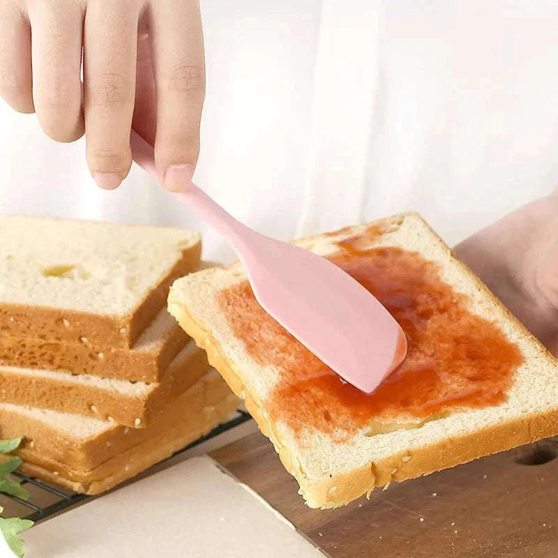 Silicone Cream Spatula for Smooth Mixing and Clean Spreading-F03L-Green