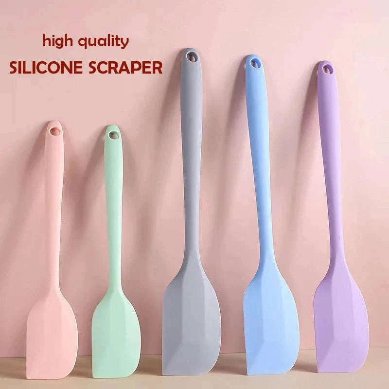 Silicone Cream Spatula for Smooth Mixing and Clean Spreading-F03L-Green