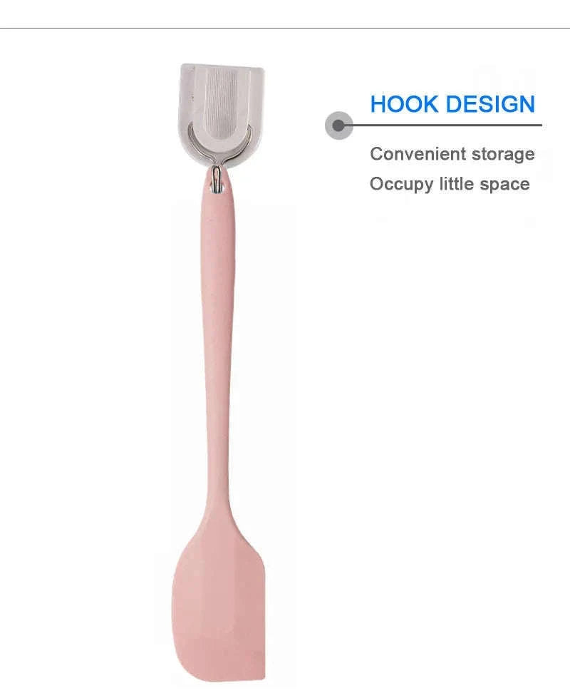 Silicone Cream Spatula for Smooth Mixing and Clean Spreading-F03L-Green