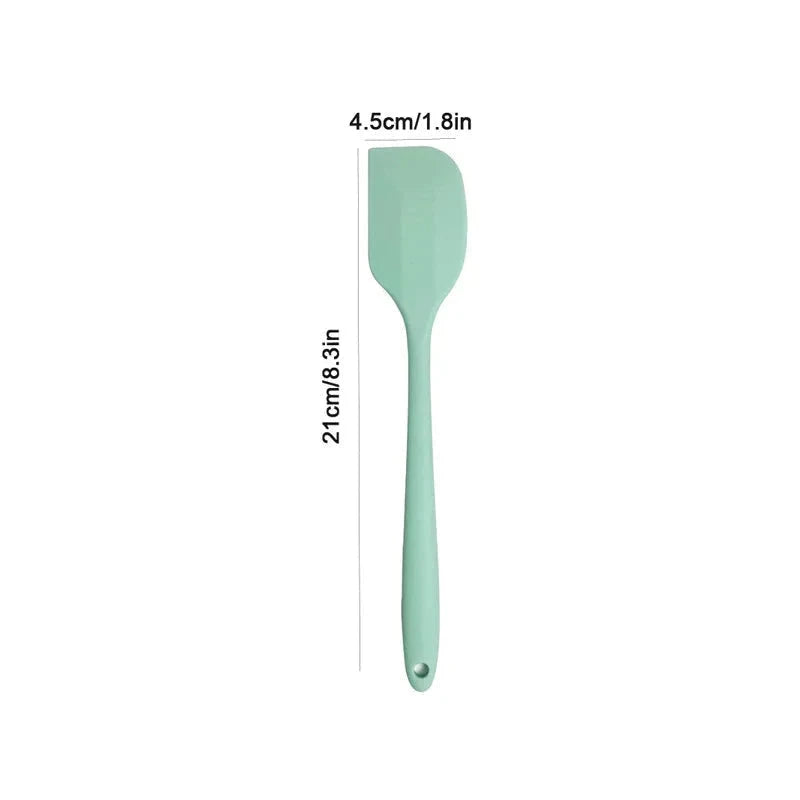 Silicone Cream Spatula for Smooth Mixing and Clean Spreading-F03L-Green