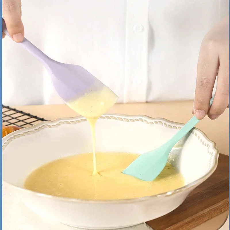 Silicone Cream Spatula – Heat-Resistant Baking Tool-F03L-Green