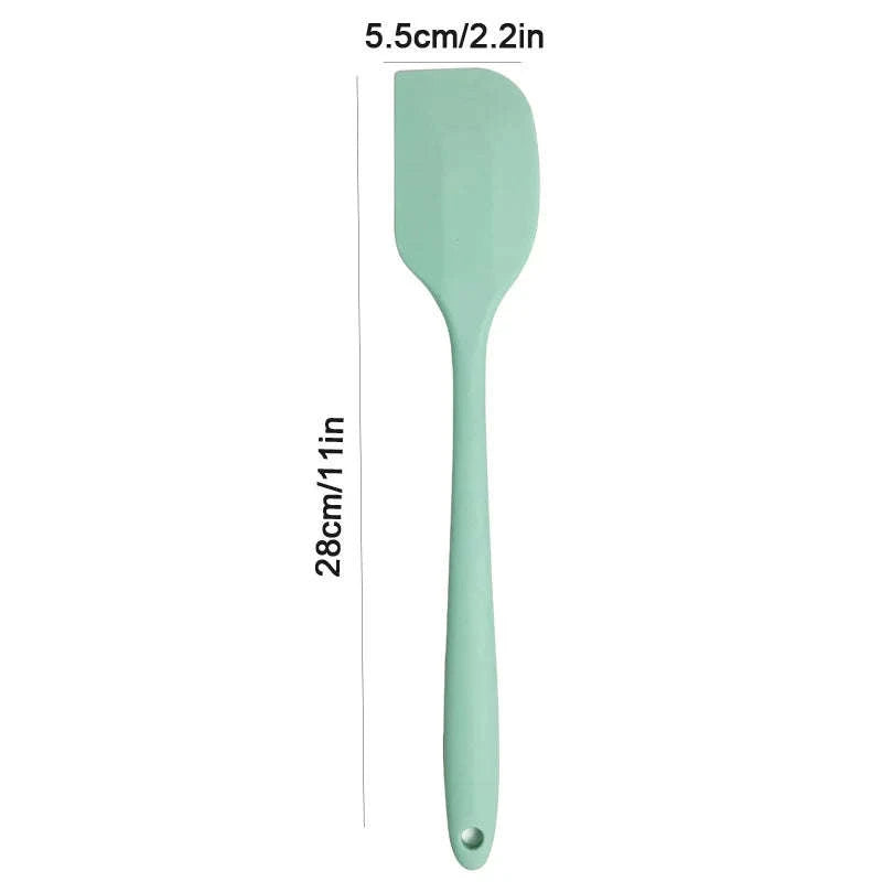 Silicone Cream Spatula – Heat-Resistant Baking Tool-F03L-Green