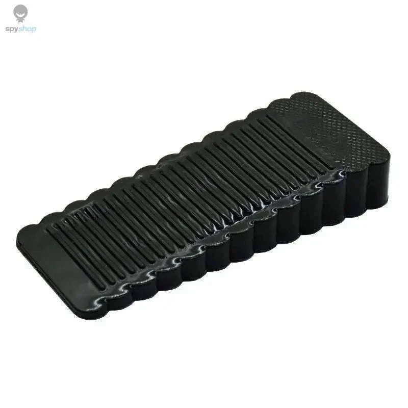 Silicone Door Stop Wedge for Quiet, Secure Door Control-Transparent G826A