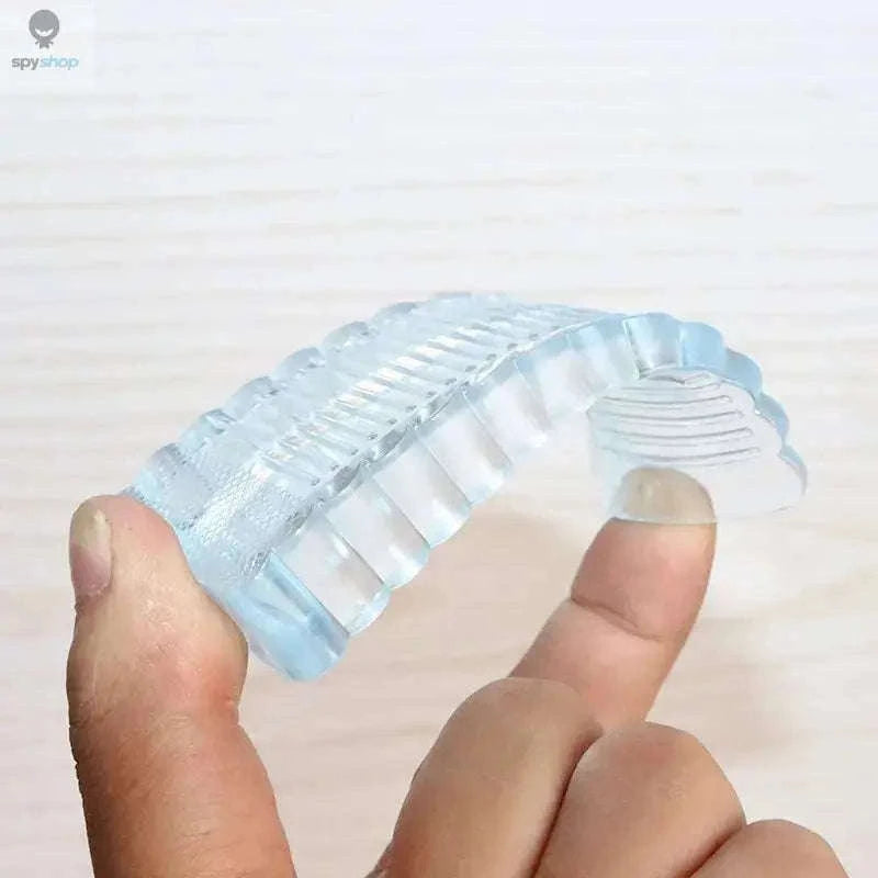 Silicone Door Stop Wedge for Quiet, Secure Door Control-Transparent G826A