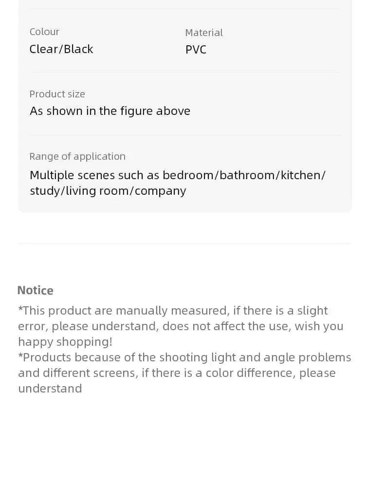 Silicone Door Stop Wedge Safety Stopper – Quiet, Non‑Slip Protection for Any Room-Transparent G826A