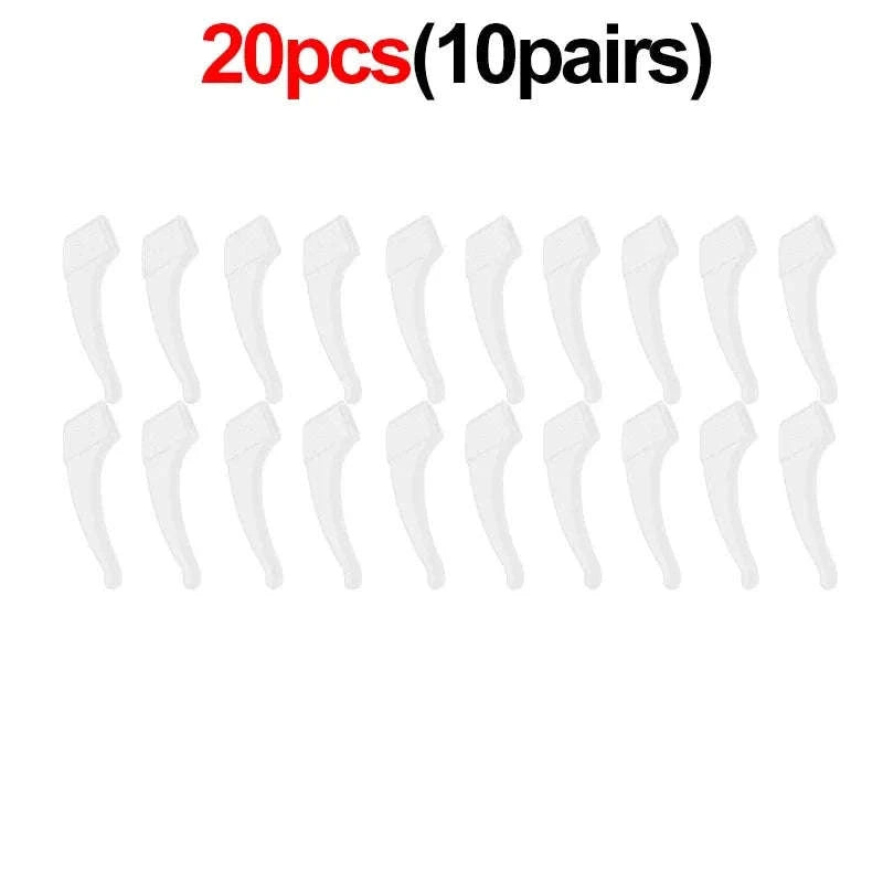 Silicone Ear Hooks Anti‑Slip Eyeglass Holders-Back 1pairs