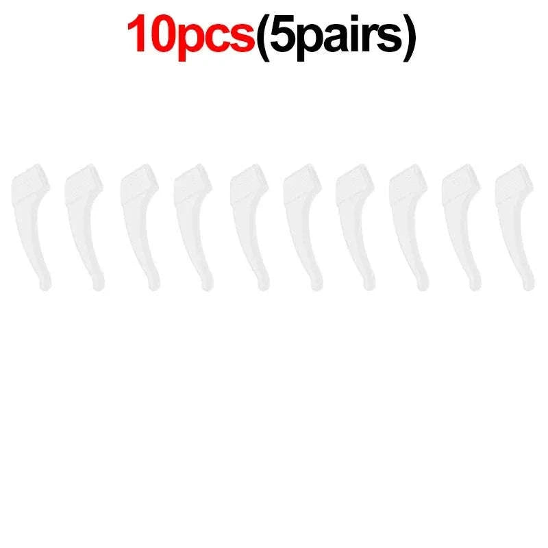 Silicone Ear Hooks Anti‑Slip Eyeglass Holders-Back 1pairs