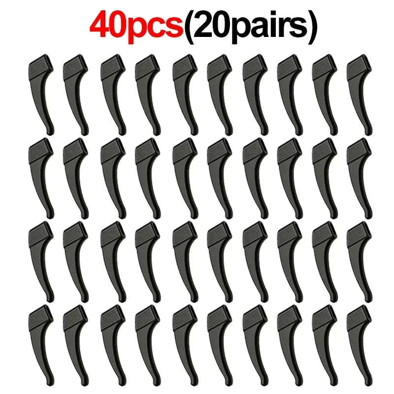 Silicone Ear Hooks Anti‑Slip Eyeglass Holders-Back 1pairs