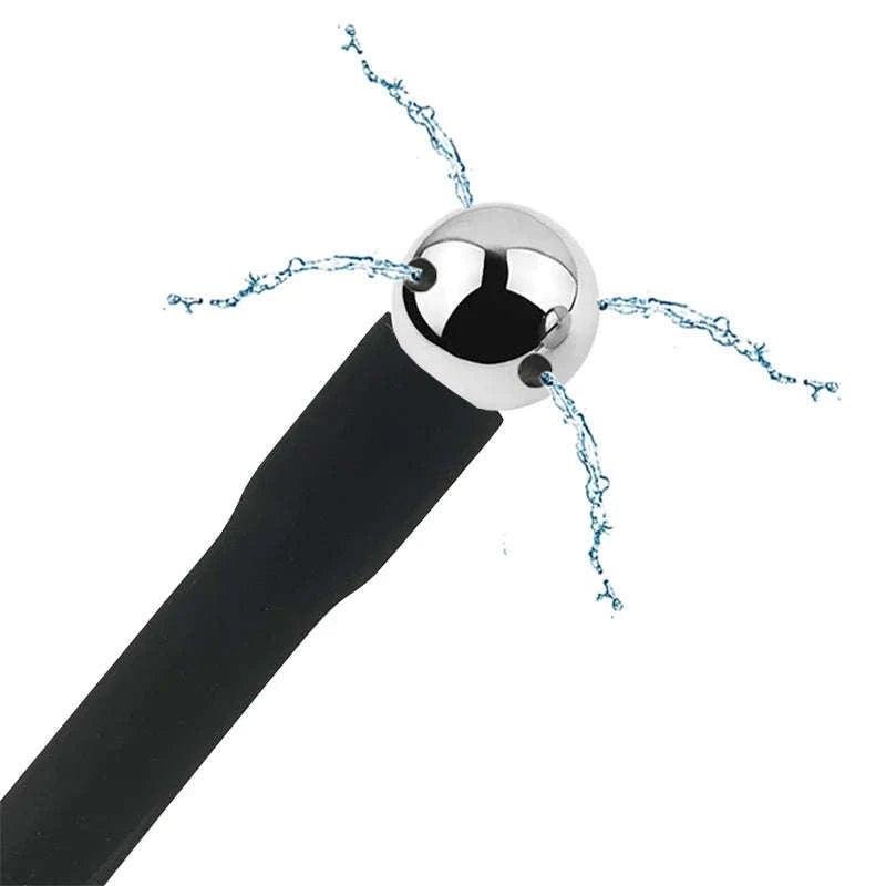 Silicone Enema Syringe & Douche Kit-Pink 100cm