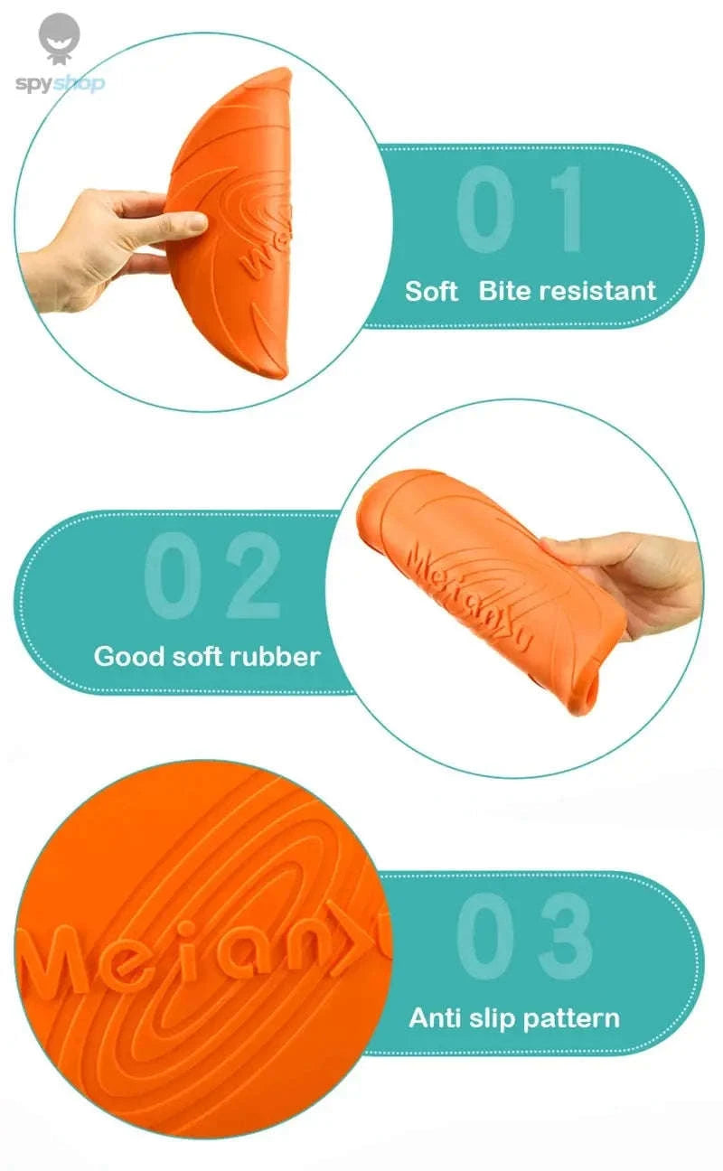 Silicone Flying Disc for Dogs – Flexible, Safe, and Perfect for Active Play-green / 22cm