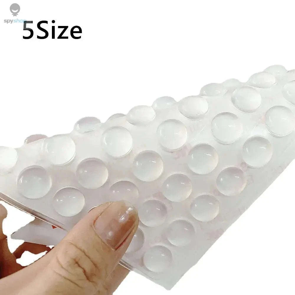 Silicone Furniture Bumper Pads – Self‑Adhesive Noise-Reducing Door Stoppers (100pcs)-10x3mm-100pcs