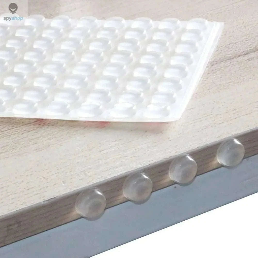 Silicone Furniture Bumper Pads – Self‑Adhesive Noise-Reducing Door Stoppers (100pcs)-10x3mm-100pcs