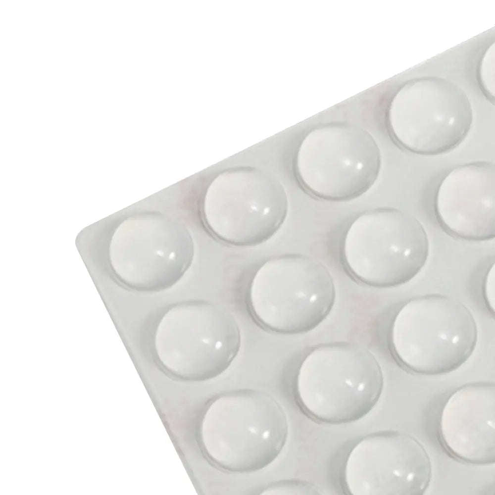 Silicone Furniture Bumper Pads, Self-Adhesive Noise-Reducing Set of 100-10x3mm-100pcs