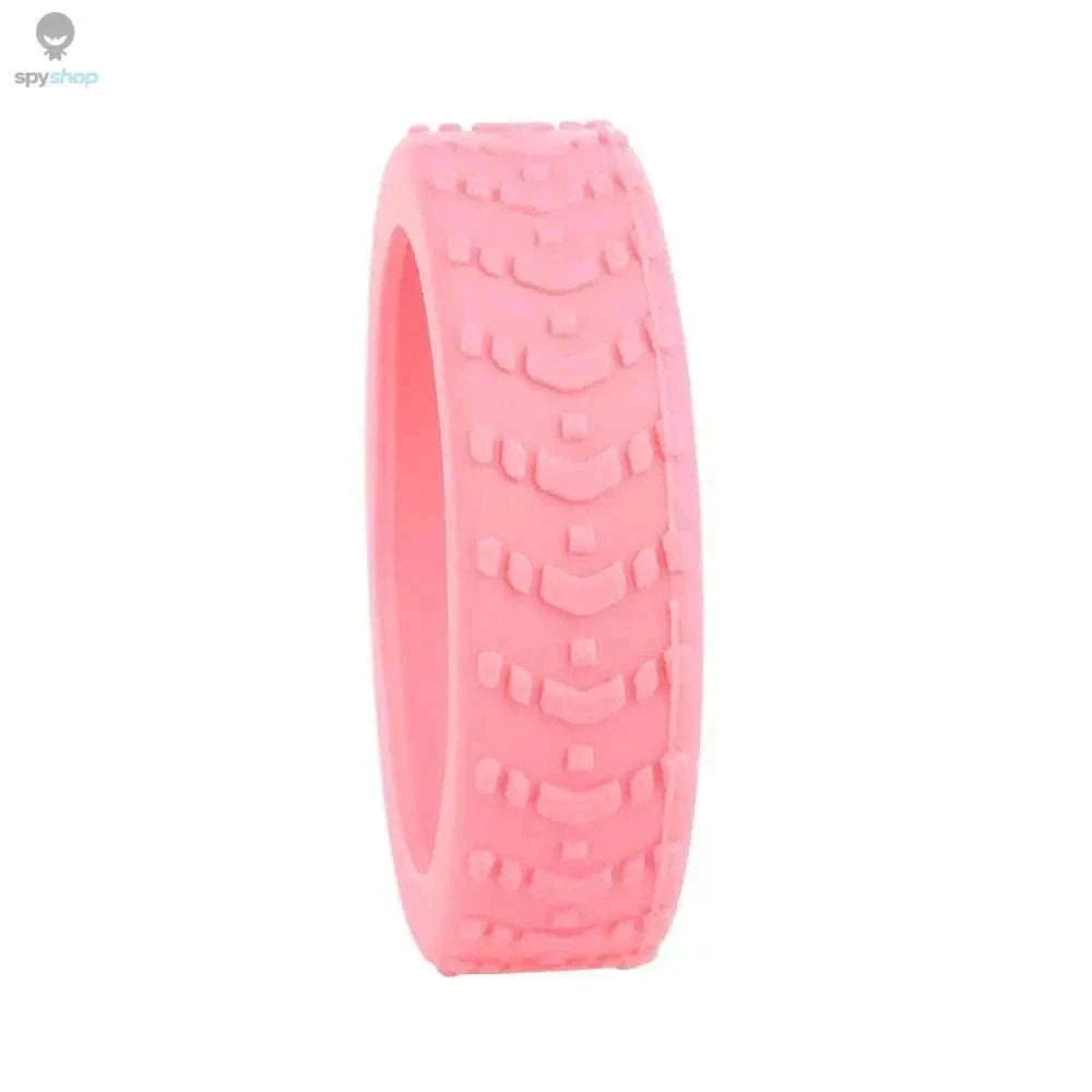 Silicone Luggage Wheel Covers for Quieter, Smoother Travel-pink-8pcs