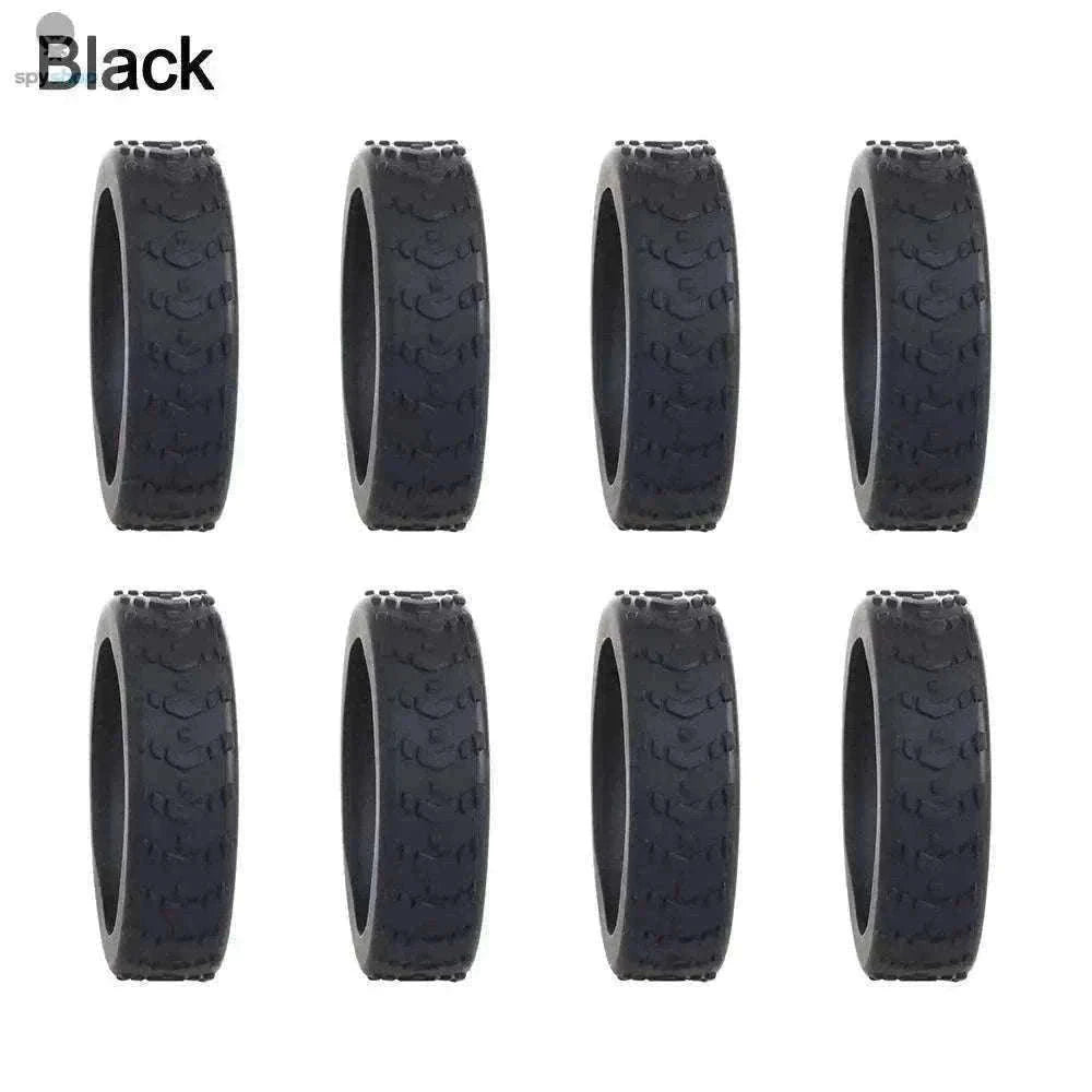 Silicone Luggage Wheel Covers for Quieter, Smoother Travel-pink-8pcs
