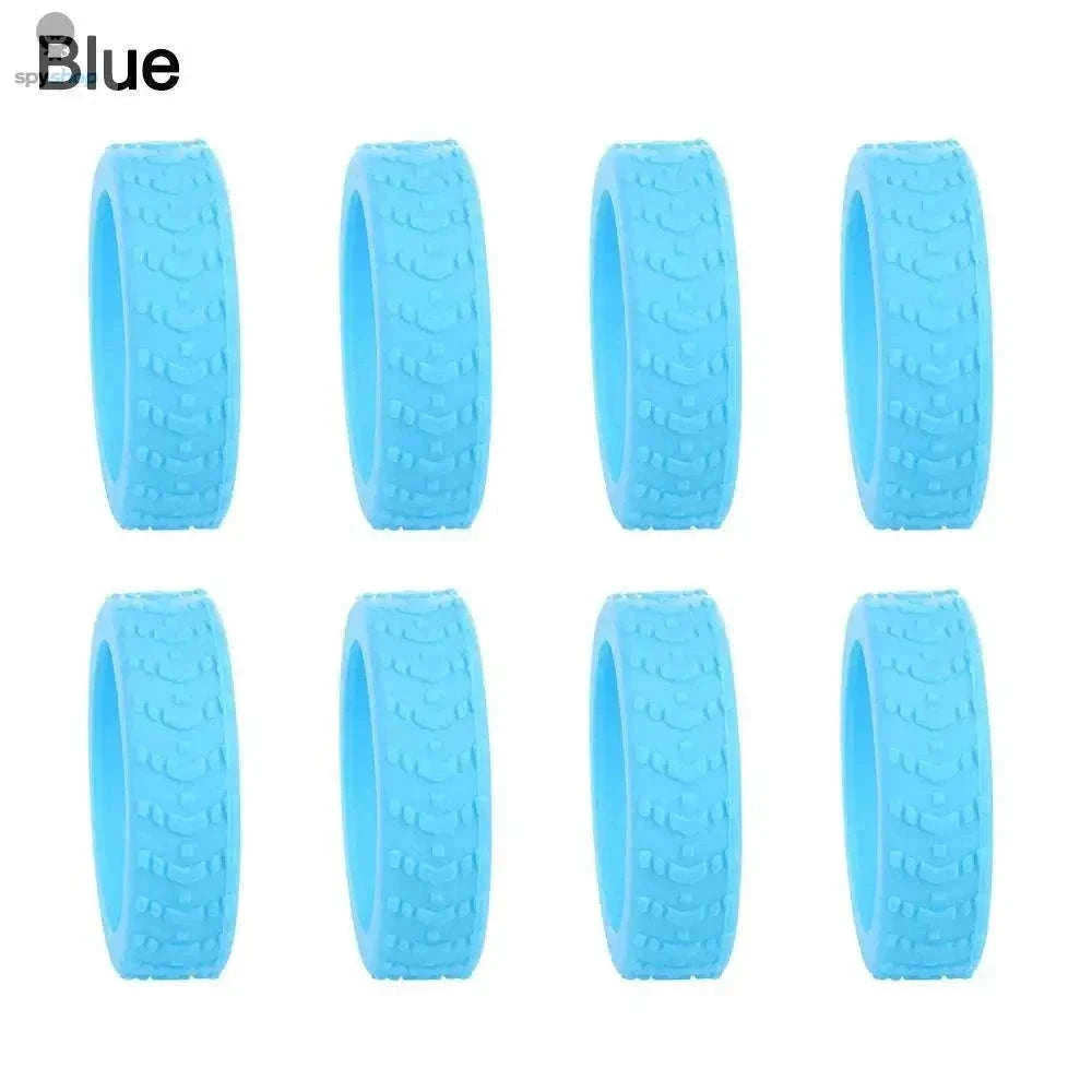 Silicone Luggage Wheel Covers for Quieter, Smoother Travel-pink-8pcs