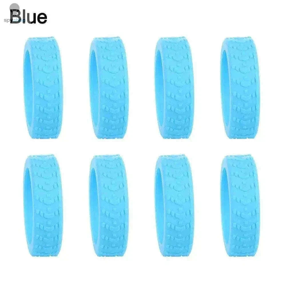 Silicone Luggage Wheel Covers for Quieter, Smoother Travel-pink-8pcs