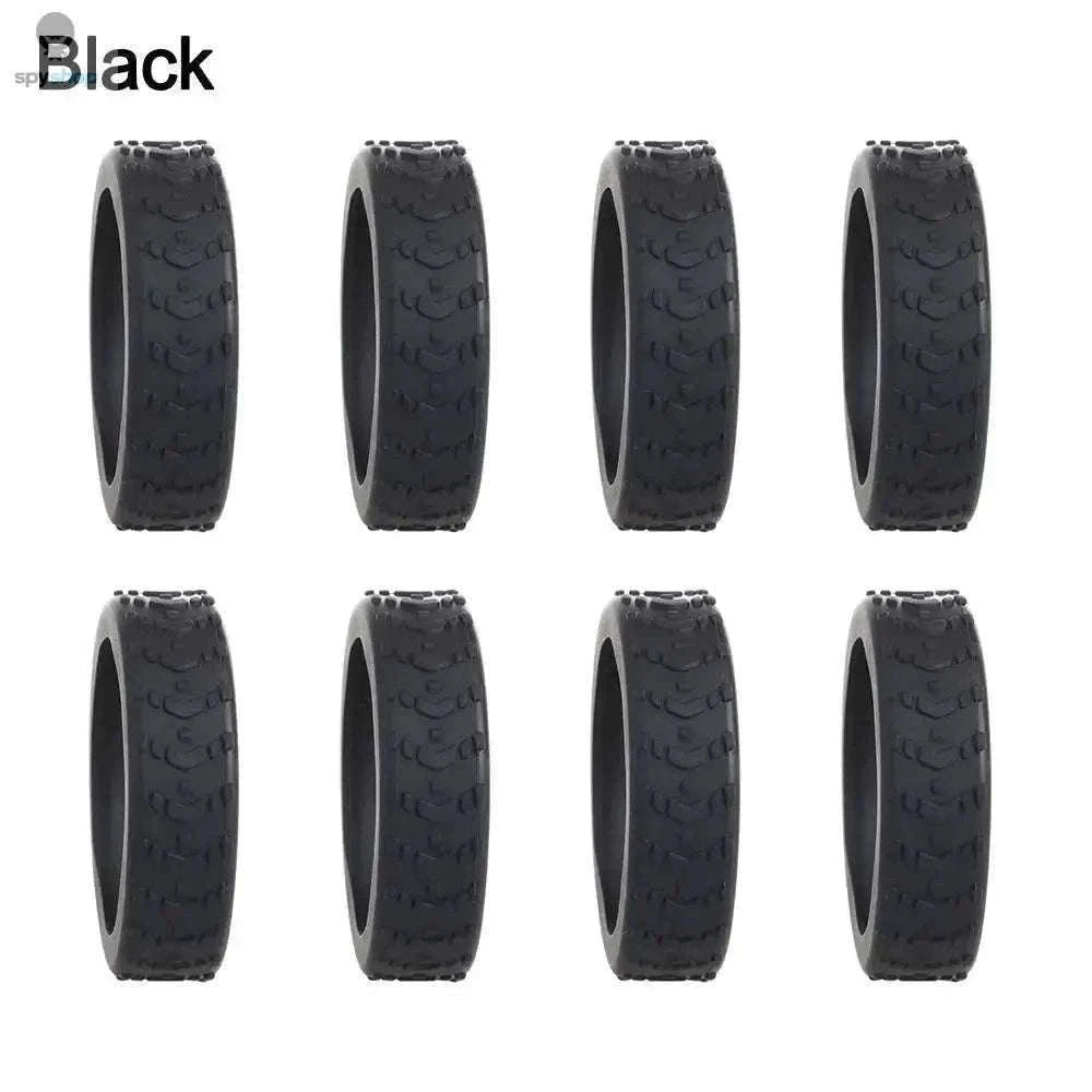Silicone Luggage Wheel Covers for Quieter, Smoother Travel-pink-8pcs
