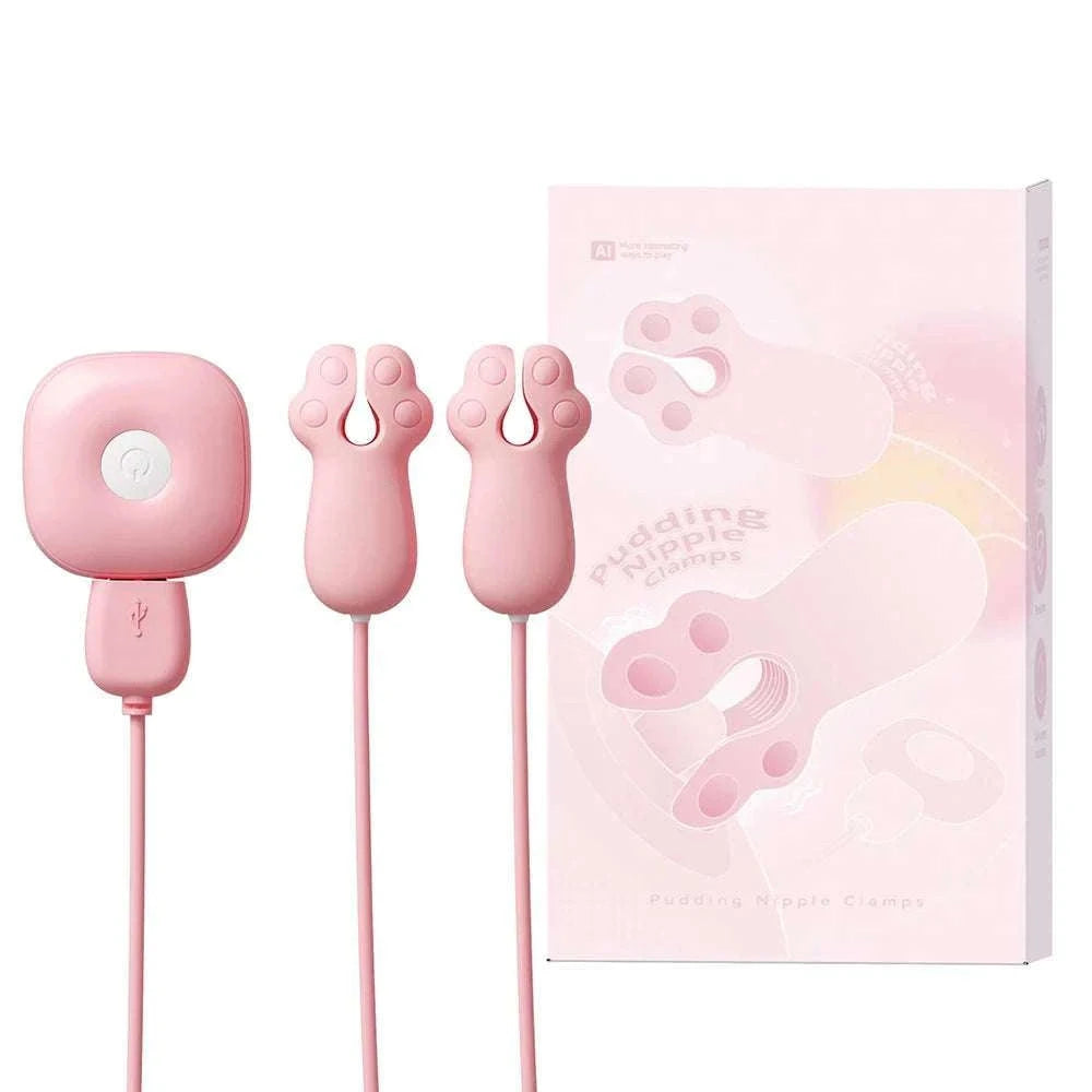 Silicone Nipple Clamp Stimulator for Sensation and Intimate Play-A  Vibrators
