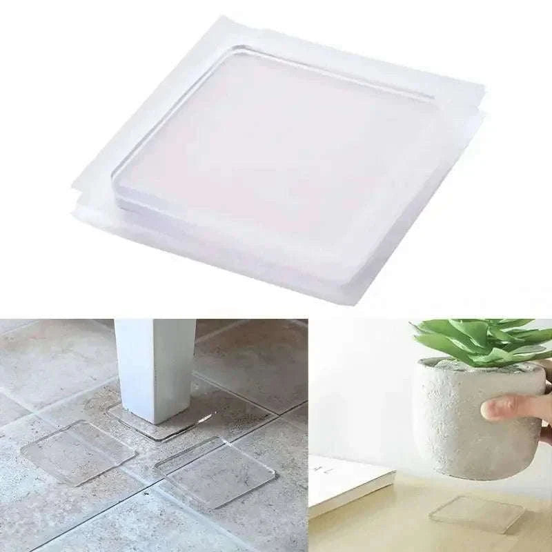 Silicone Non-Slip Anti-Vibration Mats for Washing Machines, 4pcs-40x40mm / 4pcs