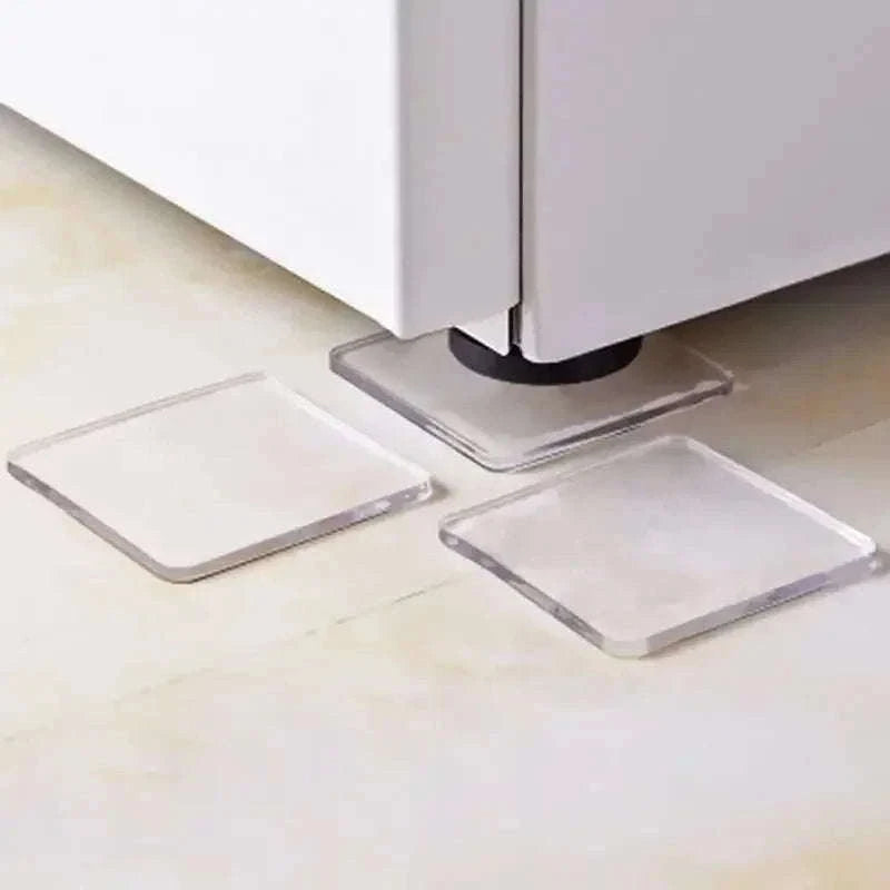 Silicone Non-Slip Anti-Vibration Mats for Washing Machines, 4pcs-40x40mm / 4pcs