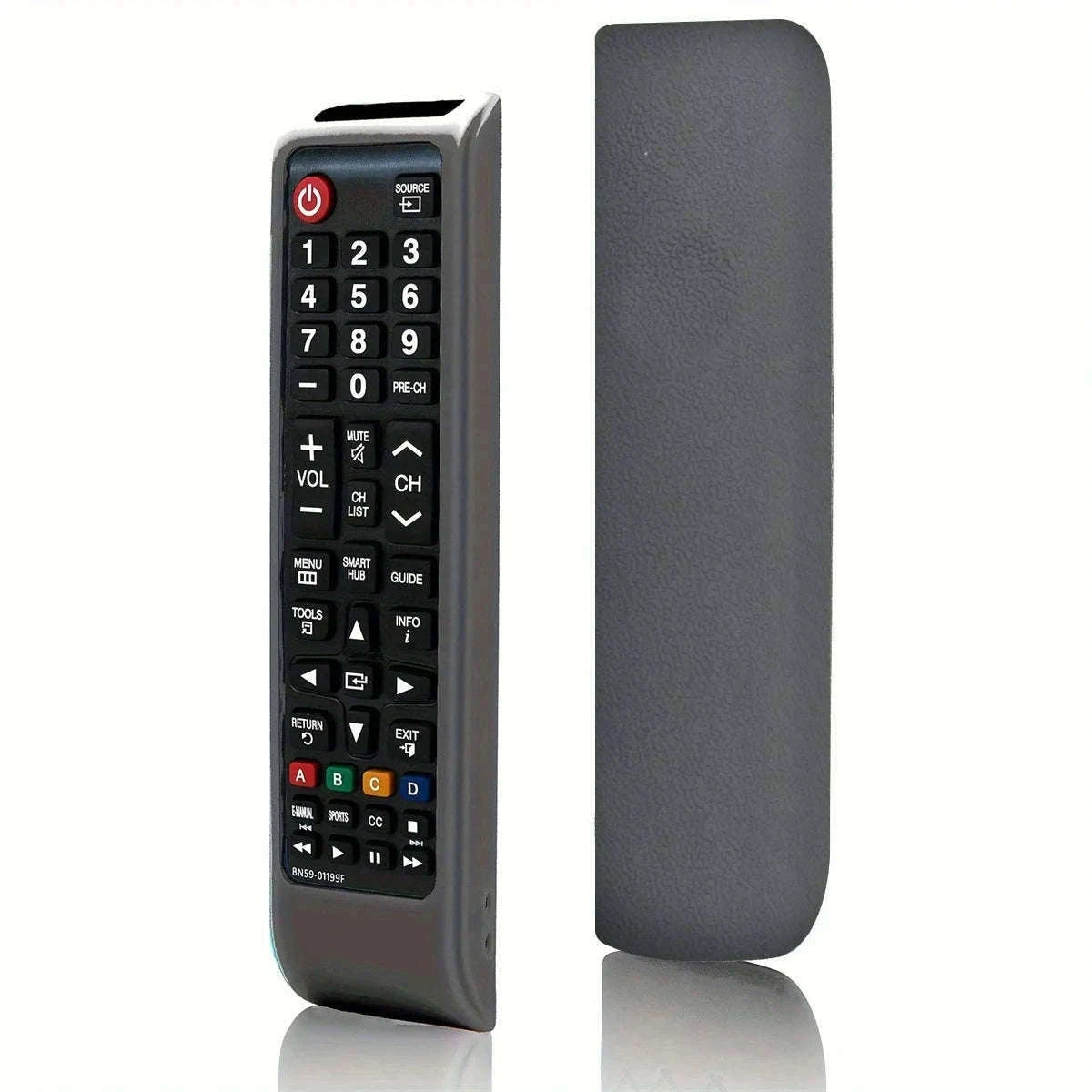 Silicone Remote Case for Samsung BN59-01199F TV Remote-red