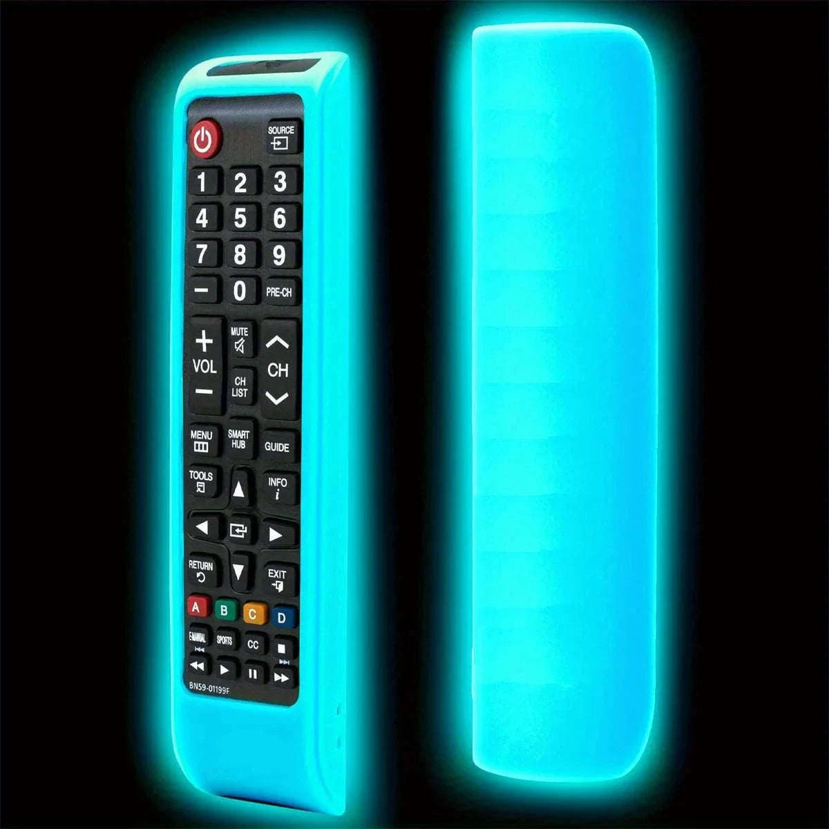 Silicone Remote Case for Samsung BN59-01199F TV Remote-red