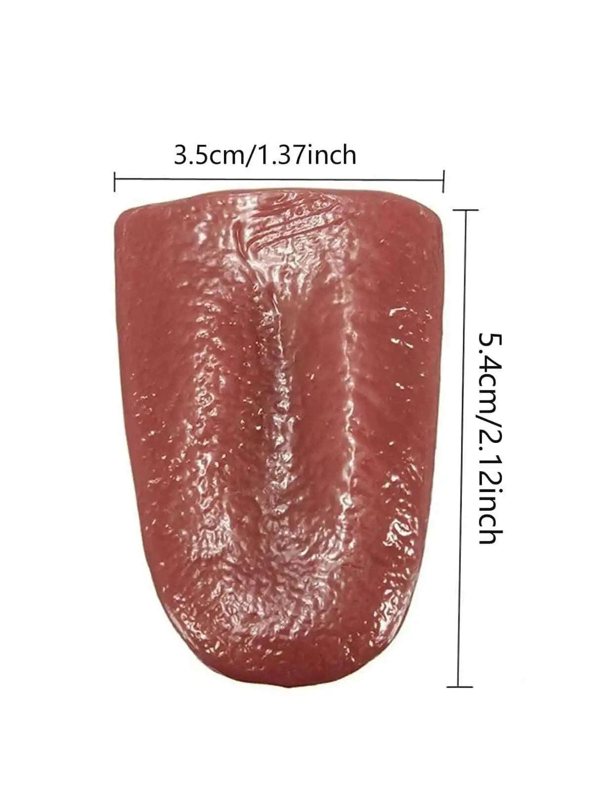 Silicone Rubber Tongue Prank Maker for Horror Fun-Red