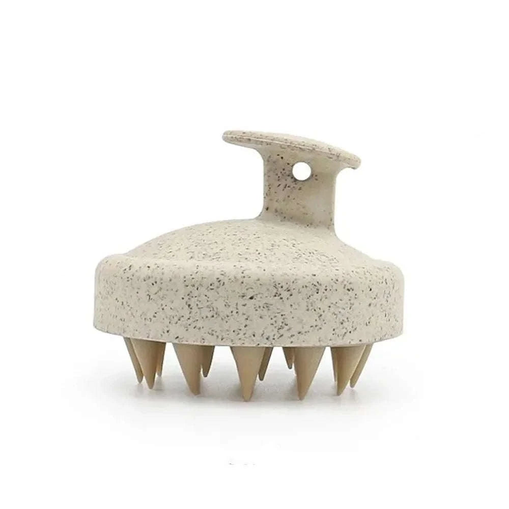 Silicone Shampoo Brush Scalp Massager-Blue