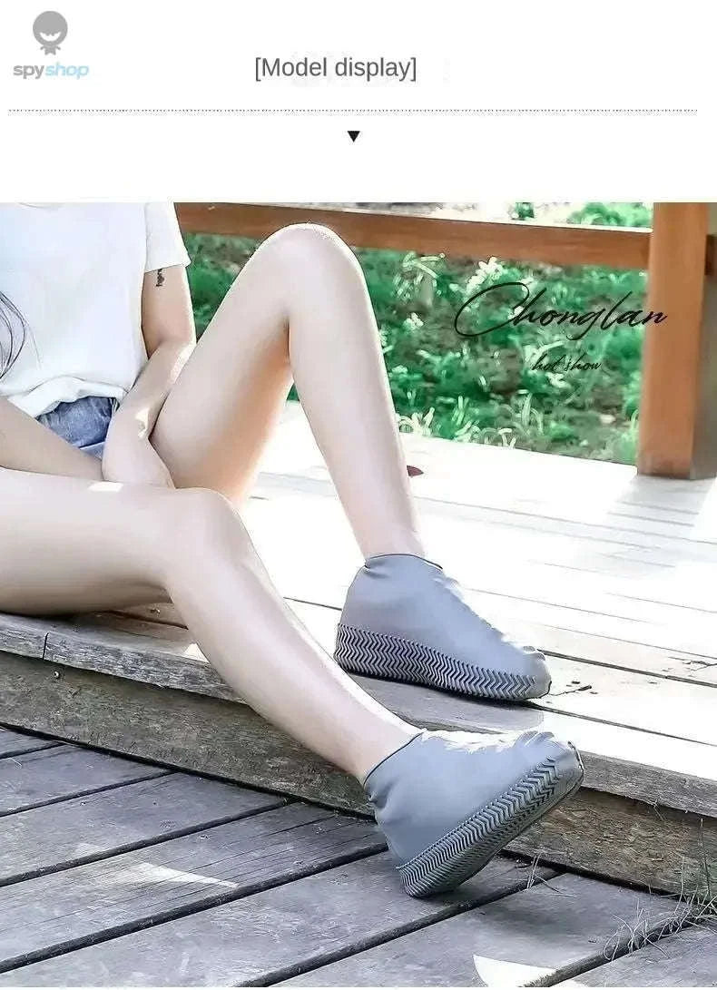 Silicone Shoe Covers – Waterproof, Reusable Rain Overshoes for Everyday Wear-yellow