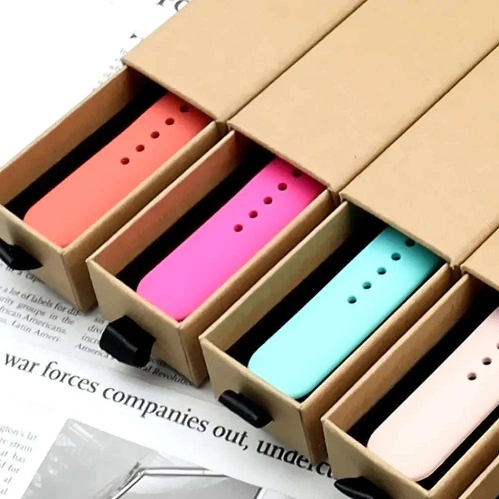 Silicone Sport Band for Apple Watch-29 light pink / 38mm-40mm-41mm M-L