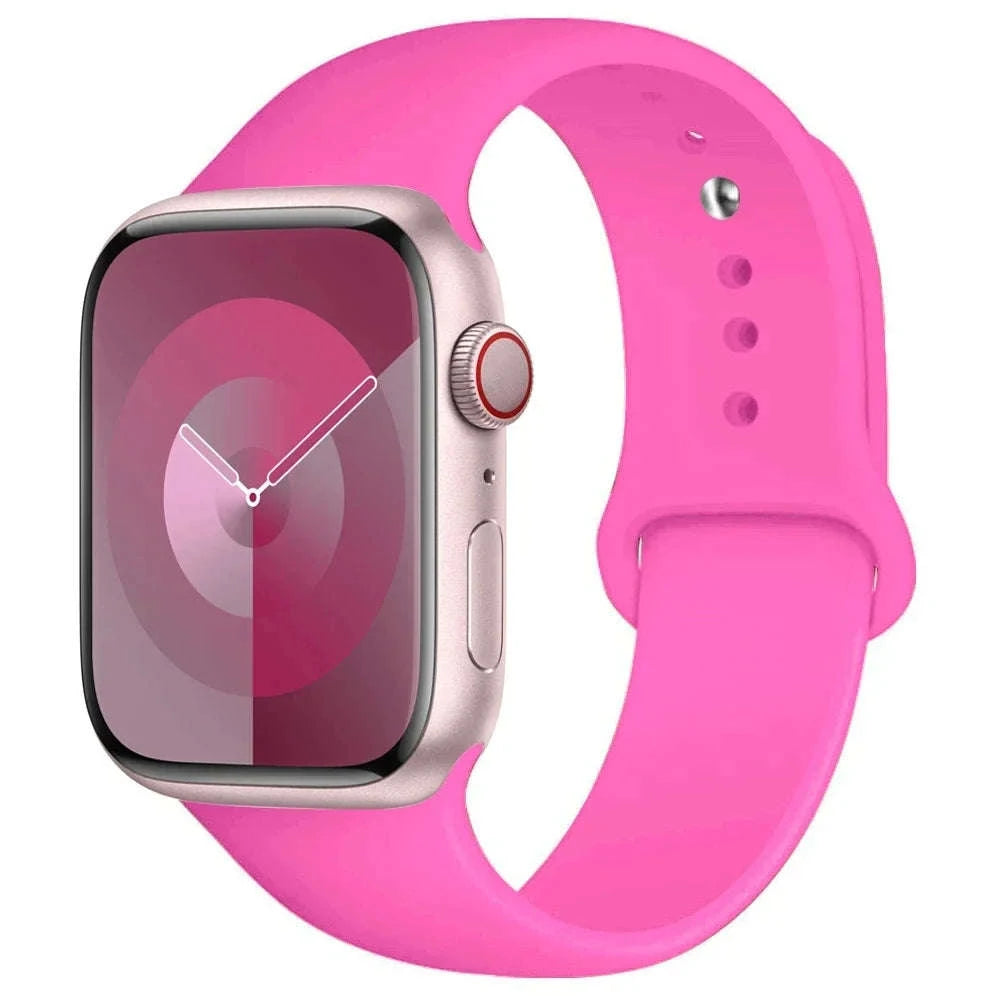 Silicone Sport Band for Apple Watch-29 light pink / 38mm-40mm-41mm M-L