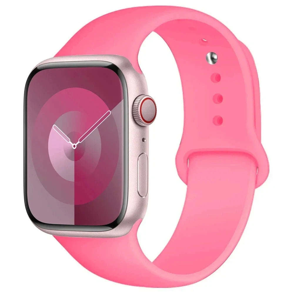 Silicone Sport Band for Apple Watch-29 light pink / 38mm-40mm-41mm M-L