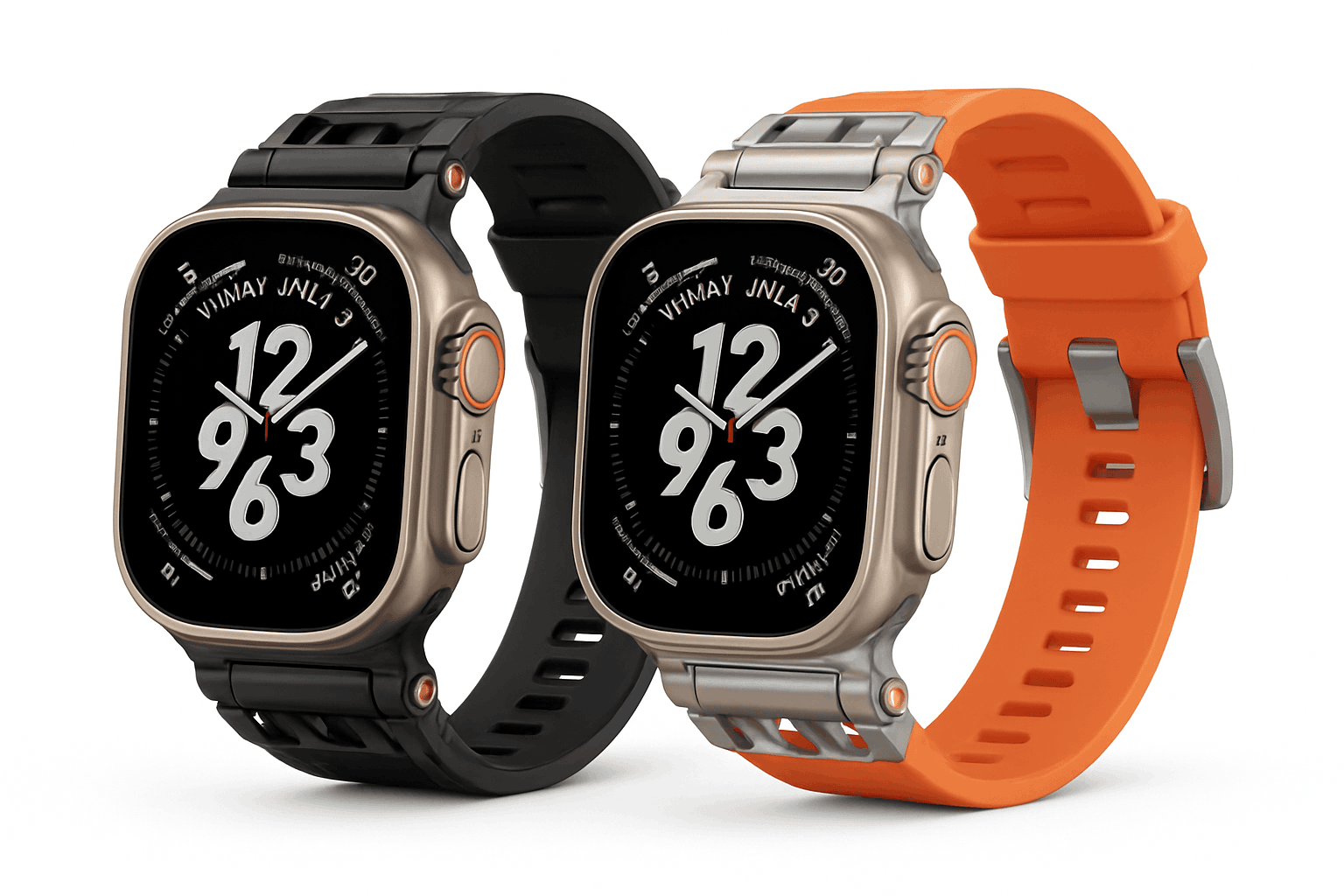 Silicone TPU Band for Apple Watch with Magnetic D-Buckle-silver blue / 44mm / United States