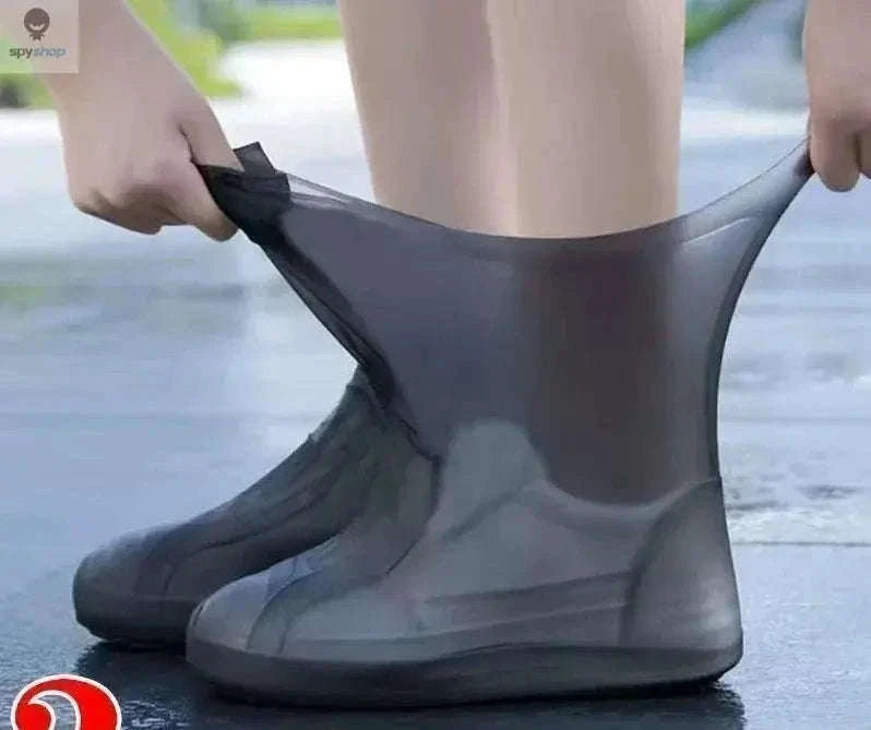 Silicone Waterproof Shoe Covers for Rain, Mud and Daily Wear-yellow