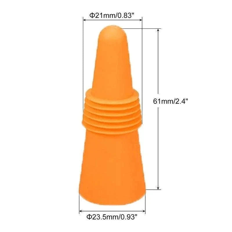 Silicone Wine Bottle Stopper Leak‑Proof Reusable Seal-Purple