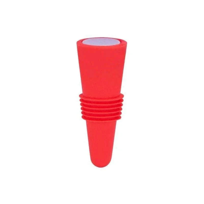 Silicone Wine Bottle Stopper Leak-Proof Reusable Seal-Purple