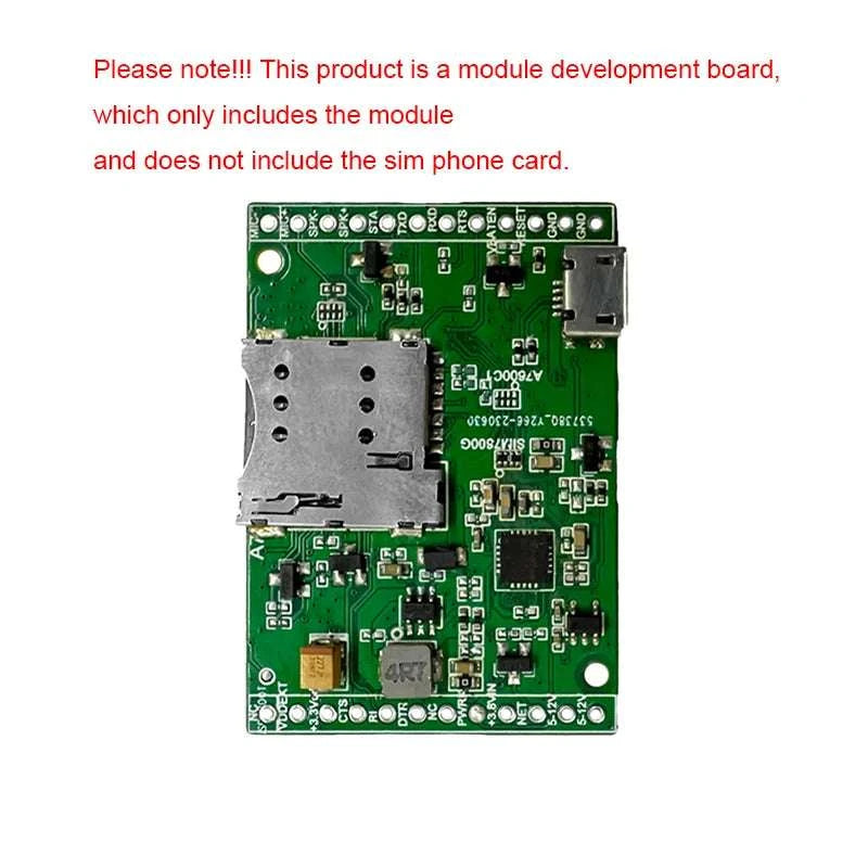 SIM7600 LTE CAT4 Development Board with GNSS & Voice Support-with module FPC GPS / SIM7600G-H / China Mainland