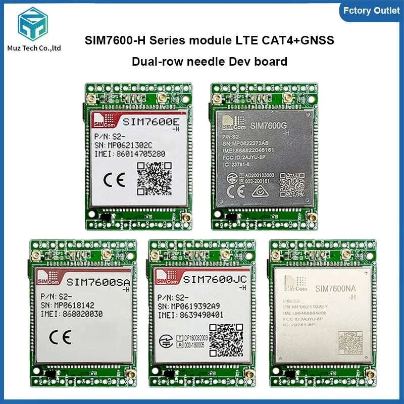 SIM7600 LTE CAT4 Development Board with GNSS & Voice Support-with module FPC GPS / SIM7600G-H / China Mainland