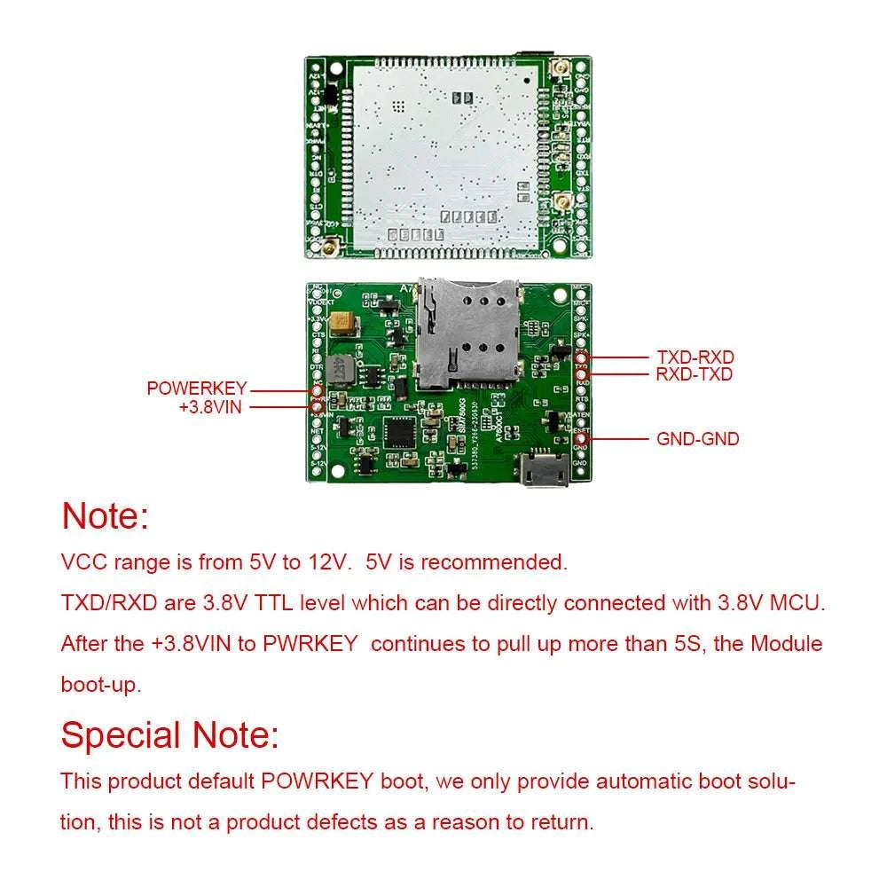 SIM7600 LTE CAT4 Development Board with GNSS & Voice Support-with module FPC GPS / SIM7600G-H / China Mainland