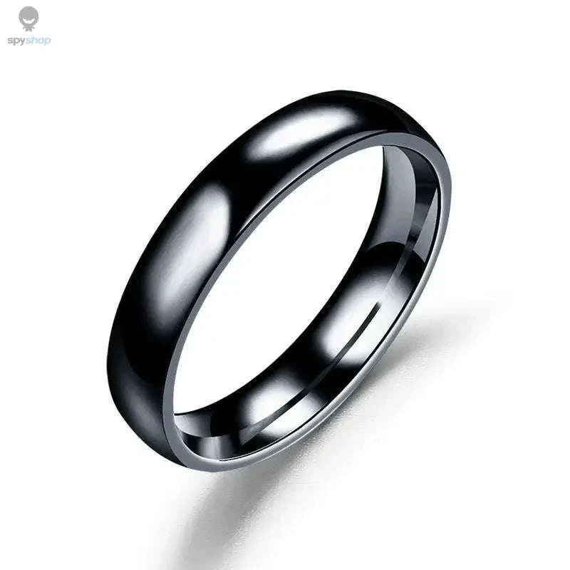 Simple 6mm Titanium Ring - Hypoallergenic Wedding Band-Rose Gold / 7