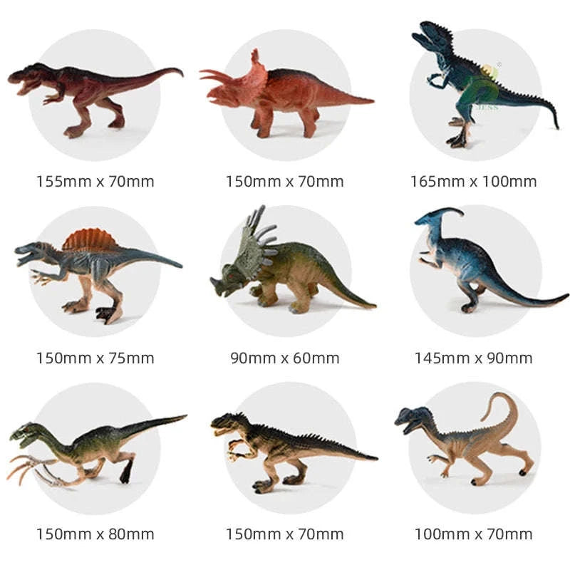 Simulation Dinosaur Toy Set for Kids-64PCS Set